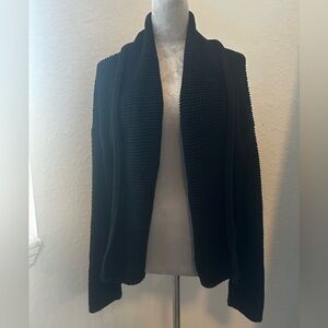 Nine West Black Shawl Collar Knit Cardigan – Capsule Wardrobe - Size Medium
